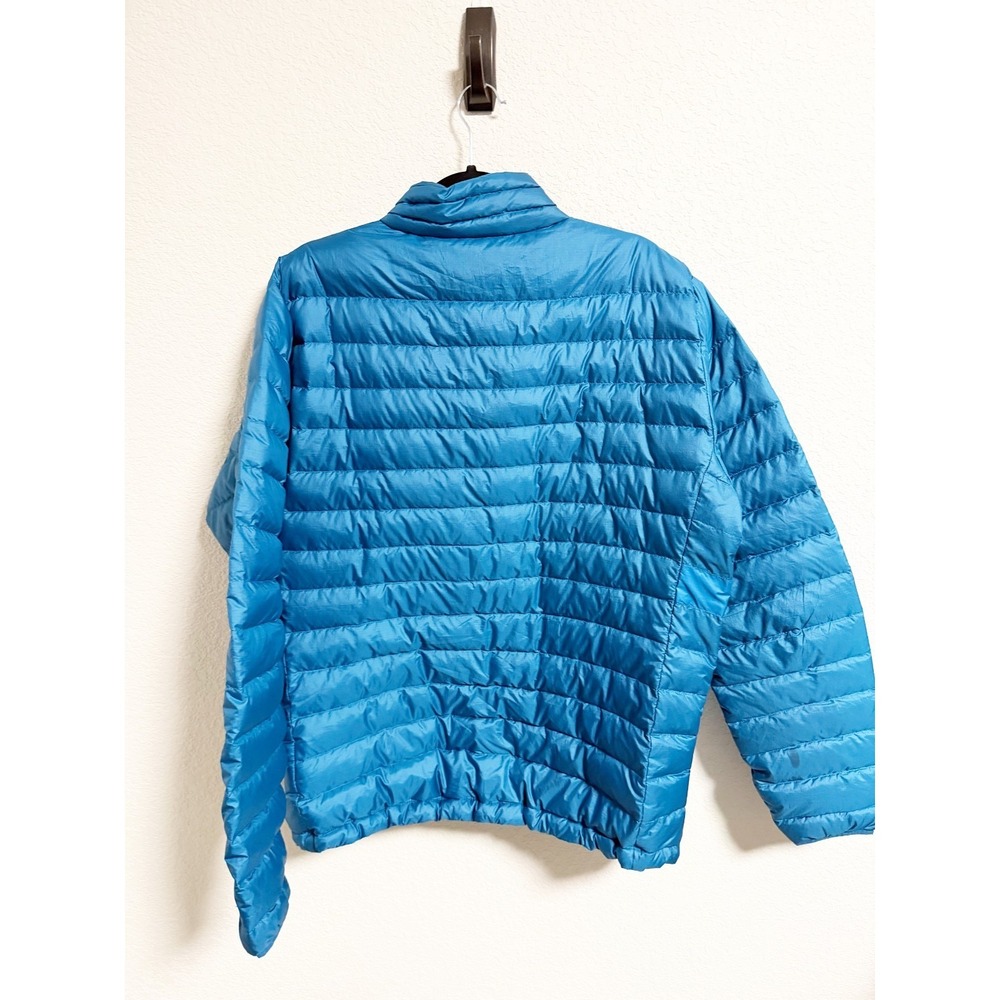 Patagonia Mens Down Sweater Puffer Jacket Full Zip Lightweight Balkan Blue XL - Picture 3 of 7